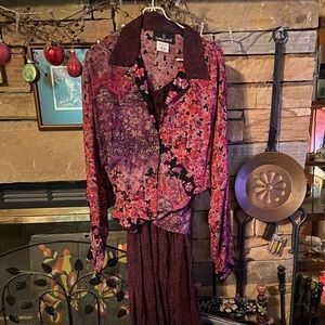 Vintage Carole Little pants set